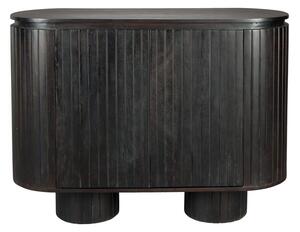 Tmavě hnědá skříňka z mangového dřeva 110x80x40 cm Kenji – Dutchbone