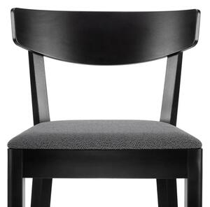 TON - Barová židle PRAG čalouněná s opěrákem