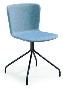 MIDJ - Dvoubarevná čalouněná židle CALLA s kovovou podnoží III