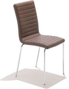 MIDJ - Čalouněná židle STAR s kovovou podnoží