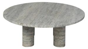 Šedý kamenný kulatý konferenční stolek ø 75 cm Volos – Blomus