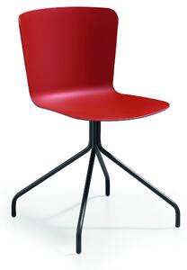 MIDJ - Plastová židle CALLA s kovovou podnoží III