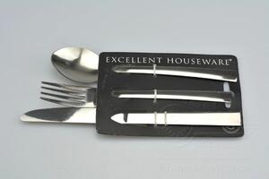 Excellent Houseware Sada nerezových příborů EH (22cm) - Vidlička, nůž, lžíce