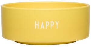 Porcelánová miska Yellow Happy