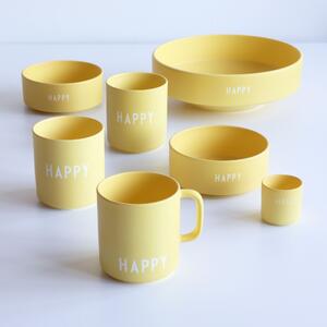 Porcelánový hrnek Happy Yellow 300 ml