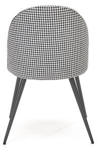 Jídelní židle SCK-478 černá/bílá