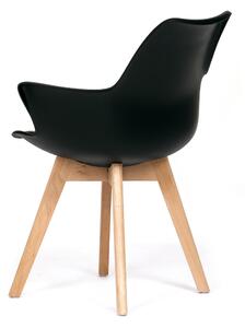 Jídelní židle KATRINA buk/černá
