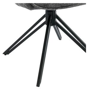 Jídelní židle ZAREA šedá/černá