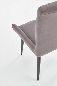 Jídelní židle K367 šedá / černá Halmar