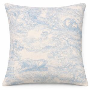 Dekorační lněný polštář Toile Blue Vzhled: Toile2