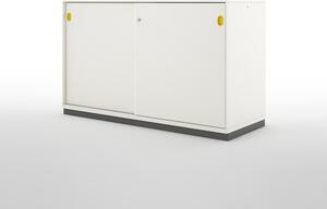 DIEFFEBI - Skříňka PRIMO s posuvnými dveřmi, 120x45x72 cm
