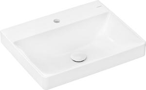 Hansgrohe Xelu Q umyvadlo 600/480 s otvorem pro baterii bez přepadu, SmartClean, bílá 61016450