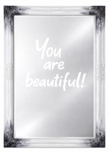 Designové zrcadlo YOU ARE BEAUTIFUL