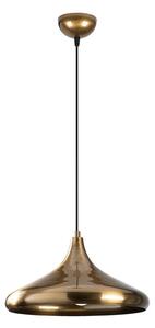 Závěsné svítidlo ve zlaté barvě s kovovým stínidlem ø 35 cm Berceste – Opviq lights