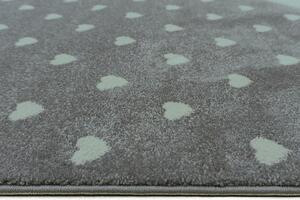 Vopi | Dětský koberec Smart Kids 22721 grey - 140 x 200 cm