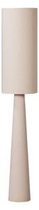 Béžová stojací lampa s textilním stínidlem (výška 187 cm) Loft – WOOOD