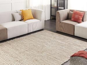 Bavlněný koberec 200 x 300 cm béžový/bílý BARKHAN