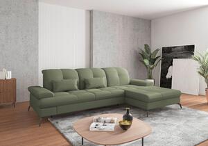 ROHOVÁ SEDAČKA, textil, olivově zelená Sit & More - Sedací soupravy, Online Only