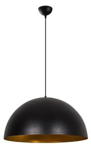 Černé závěsné svítidlo s kovovým stínidlem ø 60 cm Coppa – Opviq lights