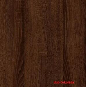 Psací stůl FINEZJA F16 Maridex 160/75/60 Barva: dub-sonoma-cokolada