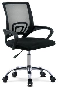 Studentská otočná židle POPPY — síť, více barev Černá