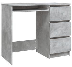 Psací stůl betonově šedý 90 x 45 x 76 cm dřevotříska