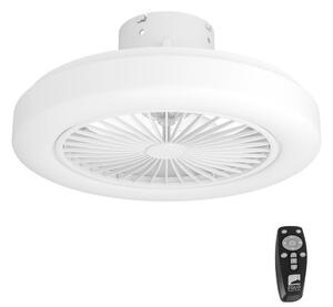 Eglo 35095 - LED Stmívatelný stropní ventilátor ORTONA LED/25,5W/230V bílá + DO EG35095