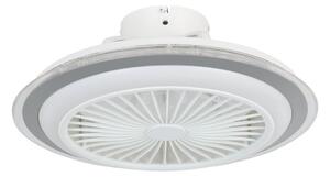 Eglo 35141-LED Stmívatelný stropní ventilátor ALBUFEIRA 25,5W/230V bílá/šedá +DO EG35141