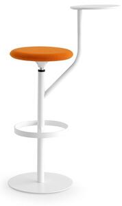 LAPALMA - Barová židle AARON s čalouněným sedákem - 78 cm