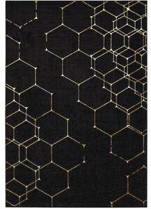 Breno Kusový koberec MARMARIS 405/black, Černá, Vícebarevné, 80 x 150 cm