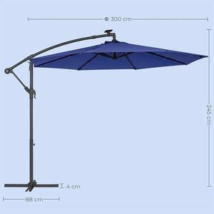BOČNÍ SLUNEČNÍK 300/300 cm Modante - Online Only zastínění, Online Only