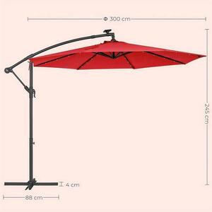BOČNÍ SLUNEČNÍK 300/300 cm Modante - Online Only zastínění, Online Only