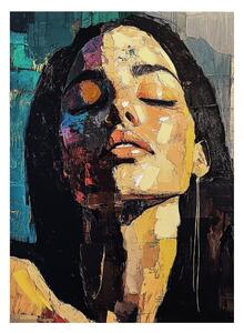 Obraz s ručně malovanými prvky 70x100 cm Vivian – Styler