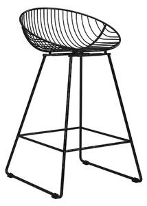 Černá kovová barová židle Ellis – CosmoLiving by Cosmopolitan