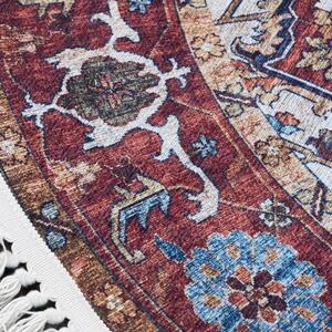 Makro Abra Kulatý koberec CHENILLE PRINTED Y-294 Klasický hnědý Rozměr: průměr 120 cm