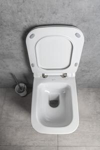 Isvea, VEA závěsná WC mísa, Rimless, 34,5x52cm, bílá, 10VA02001