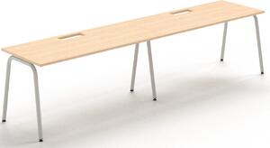 NARBUTAS - Dvoumístný pracovní stůl ROUND 320x80
