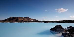 Obraz modrá laguna Varianta: 100x50