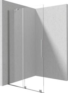 Deante Prizma sprchová zástěna walk-in 100 cm kartáčovaný/průhledné sklo KTJ_F30R
