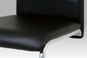 Jídelní židle DCL-102 ekokůže / kov Cappuccino