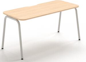 NARBUTAS - Stůl ROUND se zaoblenými rohy 160x70 - posuvná deska