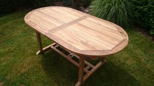 Zahradní rozkládací stůl oválný/hranatý Faisal Typ stolu: hranatý