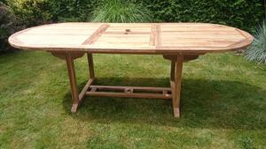 Zahradní rozkládací stůl oválný/hranatý Faisal Typ stolu: hranatý