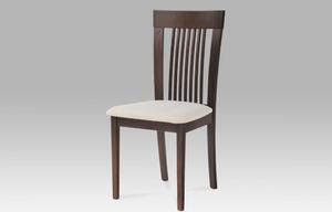 Jídelní židle BC-3940 látka / dřevo Autronic Buk