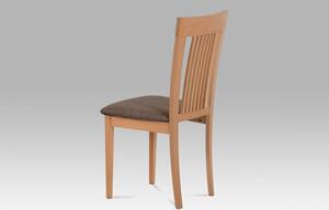Jídelní židle BC-3940 látka / dřevo Autronic Třešeň