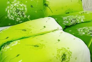 Stanex povlečení krep Pampeliška zelená (LS295) 140x200+70x90 cm