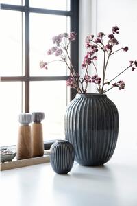 Antracitová kameninová váza Kähler Design Hammershoi, ⌀ 8,5 cm