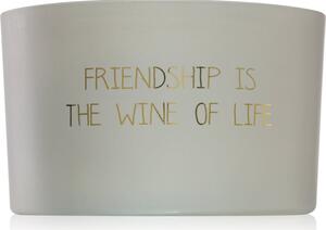 My Flame Fig's Delight Friendship Is The Wine Of Life vonná svíčka 13x9 cm