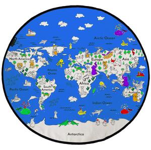 Kobercové omalovánky – Colouring world Kruh Ø 130 cm