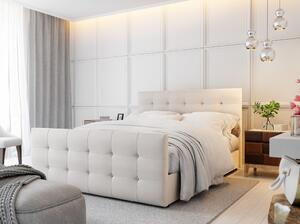 Manželská postel KAUR COMFORT 1 - 180x200, bílá